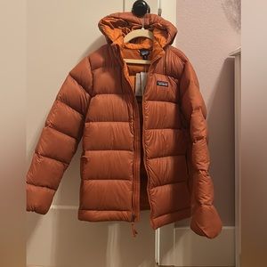 Kids Patagonia hi loft down hoody, size 10/M